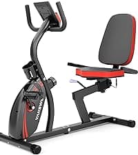 VANSWE Recumbent Exercise Bike for Adults Seniors - Recumbent Bikes for Home with Magnetic Resistance, Bluetooth and App Connectivity, Pulse Sensor