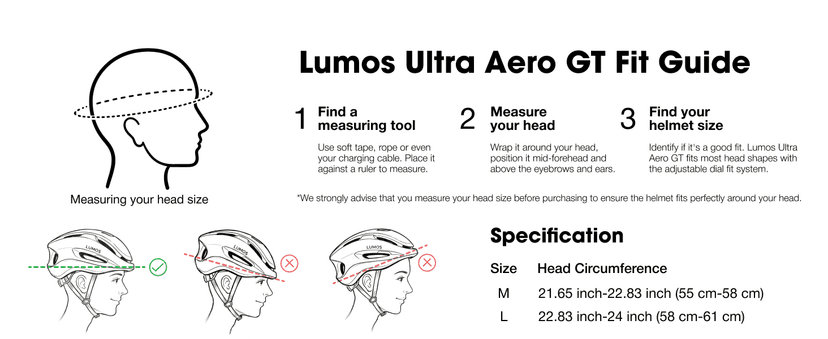 Lumos Ultra Aero GT Road Bike Helmet with Light | MIPS Lightweight Ventilation | Bicycle Helmets Commuter Cycling for Adults: Men, Women