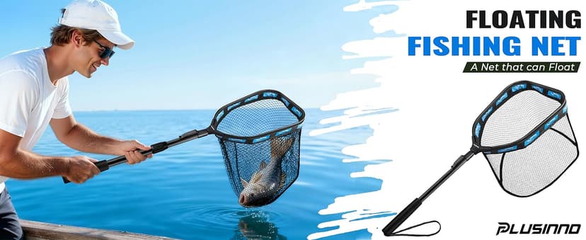 PLUSINNO Fishing Gear,Full Fishing kit Include Fishing Rod and Reel Combo, Tackle Box with Fishing Lures, Fishing Accessories, Fishing Pliers,Fishing Gifts for Men with Fishing Tool Kit