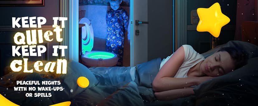 Toilet Bowl Night Light - Unique Cool Gadget with Motion Sensors & Multi Color LED - Funny Gag Gifts for Men, Dad, Husband, Boyfriend - Fun Birthday Present for Him