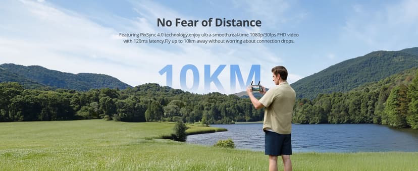 Potensic ATOM 2 Fly More Combo with RC PTD 1, Drone with Camera 4K, 8K Photo, 10KM Transmission, 96 Mins Flight, 3-Axis Gimbal, AI Track, Vertical Shooting, ND CPL Filter, RC Strap, Screen Protector