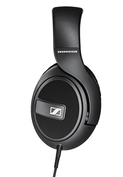 Sennheiser HD 599 SE Open-Back Headphones, Premium Design, Natural Balanced Audio, Comfortable Fit, Wired Headphones for Music, Gaming, School, Work, Black