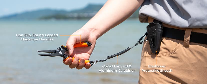 Corrosion Resistant Fishing Pliers, Fillet Knife, Scissors, 55 lb Floating Fish Lip Gripper, Multi-Function Fishing Tools KastKing SteelStream Fishing Tool Set, Fishing Gear B0F2FQ6CD9