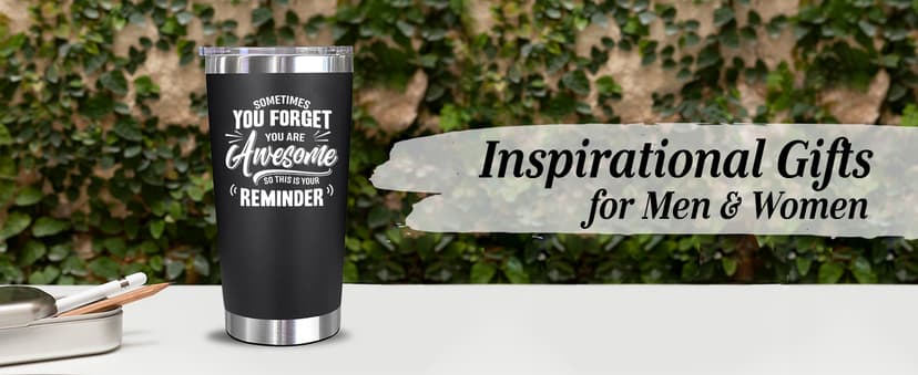 NewEleven Gifts For Him, Men - Gift For Men, Women, Dad, Husband, Friend - Thank You Gifts, Appreciation Gift, Graduation Presents For Men, Nurse, Teacher, Boss, Coworker - 20 Oz Tumbler