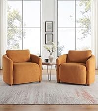 Oversized Recliner Chair for Living Room, Modern Reclining Sofa Home Theater Seating with Upholstered Push Back, Mid-Century Reclining Armchair with Lumbar Support, Bedroom, Reading Nook, Office