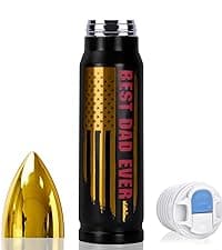 Gifts for Dad from Daughter Wife 17oz Stainless Steel Bullet Tumbler, Coffee Mug Birthday Gifts for Men Grandpa on Christmas Anniversary Valentines Fathers Day Stocking Stuffers for Men