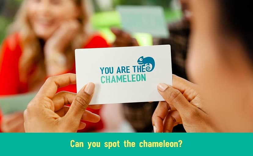 The Chameleon: Award-Winning Bluffing Board Game for Family, Adults & Friends | Includes 80 Extra Secret Words | Who is The Imposter?