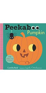 Peekaboo: Pumpkin: (An Interactive Board Book for Babies & Toddlers with Mirror & Sliders to Push, Pull, or Turn. Cute Halloween Artwork Includes a Bat, Black Cat, Witch, & More.) (Peekaboo You) 1536229814