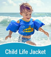 Dark Lightning USCG Approved Infant Life Jacket 0-30 lbs, Toddler Swim Vest and Baby Life Vest for 1-3 Years, 20-30 lbs, Headrest, Leg Strap and Grab Handle