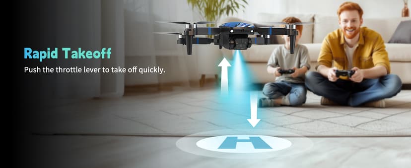 TTROARDS Drone with 4k Camera for Adults, Drone with LCD Screen 2.8 Inch, 32G SD Card, Professional Brushless Motor 270° Obstacle Avoidance, Foldable Remote Control Mini Quadcopter for Beginners