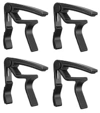 Guitar Capo 2 Pack Black Capo Guitar Clamp for Acoustic Electric Bass Guitar Ukulele