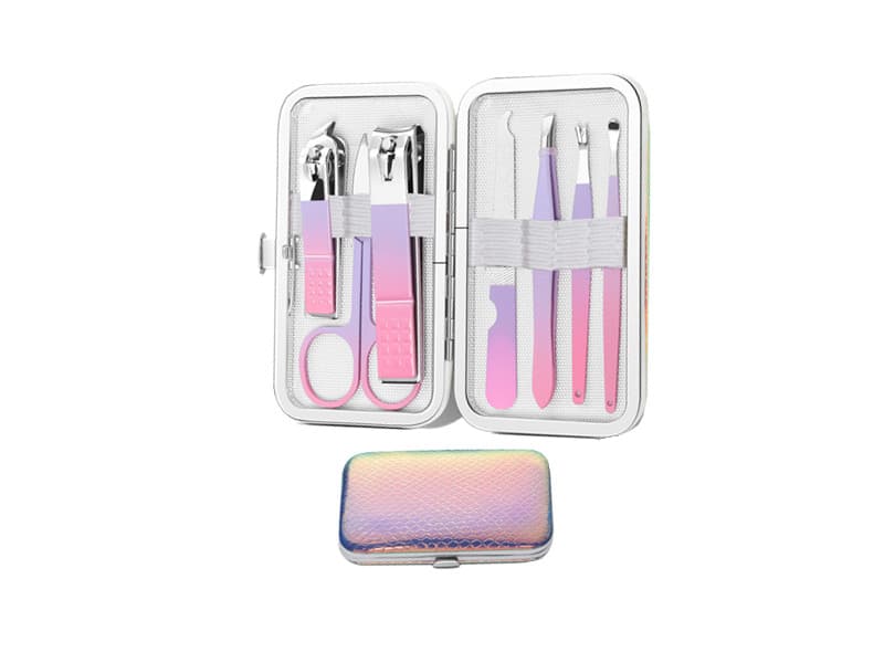 Manicure set Men Personal Care Tools Accessories Finger and Toe Nail Clippers Kit Professional Manicure Pedicure Kit With Travel Case Nail Grooming Kit Present for Men Husband Boyfriend Parent