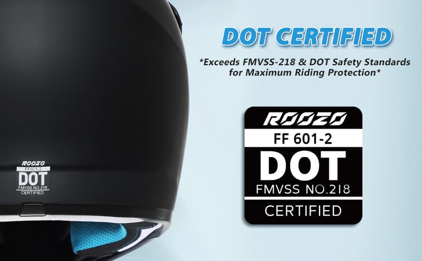 Youth Dirt Bike Helmet DOT Certified - Full Face Motorcycle Helmet for Off-Road, ATV, Street Riding, Includes Adjustable Goggles & Protective Gloves