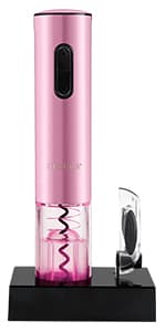 Secura Electric Wine Opener, Automatic Electric Wine Bottle Corkscrew Opener with Foil Cutter, Rechargeable (Stainless Steel) B01261VEOG