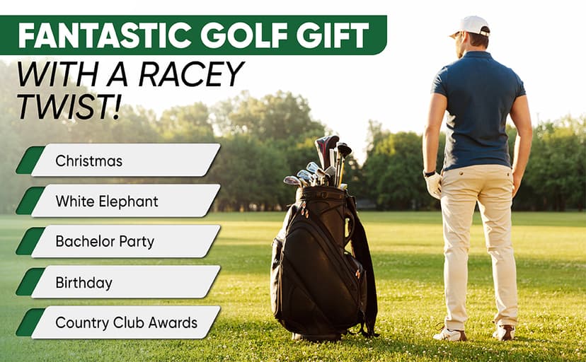 Perky Tees Funny Golf Gifts - 6 Pack 3" Blonde Bombshell Pin Up Girl Golf Tees | Funny Gifts for Men at Christmas, Groomsman or White Elephant Gifts