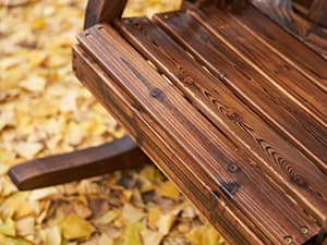Spurgehom Outdoor Wooden Rocking Chair, Yard Glider Rocking Chairs Patio Decor Wood Rocker with Slatted Design, Adirondack Rocking Chair for Porch Lawn Garden Balcony Poolside, Brown(2PC)