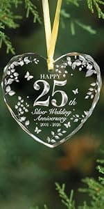 50th Wedding Anniversary Ornament 1976-2026, 50th Anniversary Marriage Gifts for Parents, 50 Year Anniversary Marriage Gifts for Couple, Golden Wedding Decorations, Golden Wedding Gift B0G8JPJD6V