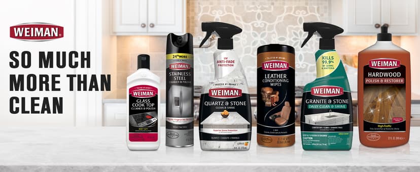 Weiman Leather Cleaner Conditioner & Protector for Couches, Boots, Chairs, Bags, Purses & Auto Interior with Microfiber Towel Included (2 Pack)