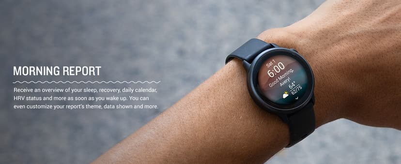 Garmin vívoactive® 6, Health and Fitness GPS Smartwatch, AMOLED Display, Up to 11 Days of Battery, Slate with Black Band