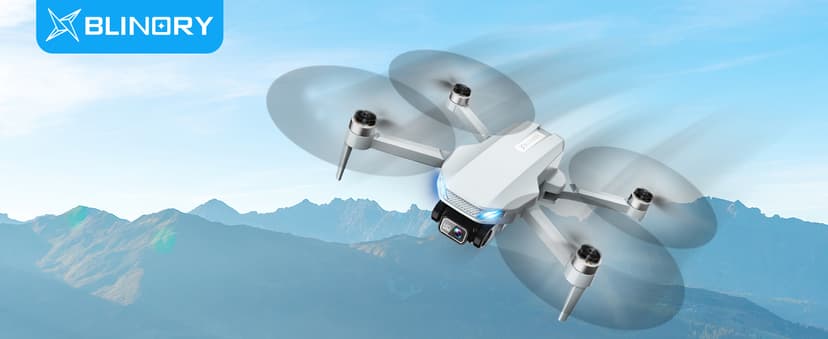 Drone with Camera, 2K HD FPV Drones for Adults, Mini Drone with Gravity Control, One Key Take Off/Land, Waypoint Fly, Gestures Selfie, 3 Speed Modes, RC Drone for Beginners with 2 Batteries