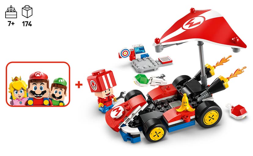 LEGO Super Mario: Mario Kart Standard Kit - Collectible Toy Building Set for Kids, Boys and Girls, Ages 7+ - Nintendo Mario Kart Toy for Fans - Gift Idea for Birthdays - 72032 B0DJ199XBY