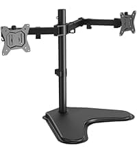ErGear Single Monitor Arm, Fully Adjustable Monitor Mount for 13–34 Inch Screens, Fast Install Computer Monitor Stand with Tool-Free VESA Mount, Cable Management, Holds 19.8 lbs, Max VESA 100x100mm