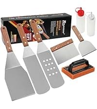 ROMANTICIST Kitchen Knife Sets, 10PCS High Carbon Stainless Steel Knife Sets with Block, Black Knife Block Set, Knives Set for Kitchen with Anti-slip Handle, Exquisite Knives Set New Home Essentials B0FL25YQ5J