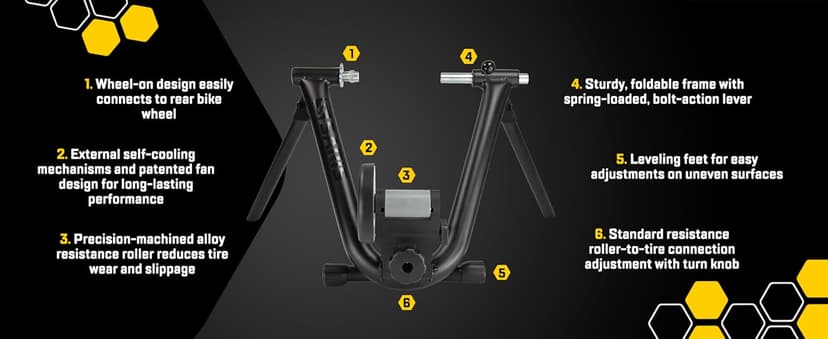 Saris Mag and Mag Plus Indoor Bike Trainer, Magnetic Resistance, Compatible with Zwift App
