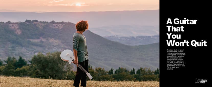 Enya Nova Go Carbon Fiber Travel Acoustic Guitar | 1/2 Size Lightweight Moisture-Proof Guitara | Adult & Beginner Portable Guitar with Gig Bag & Accessories (Black)