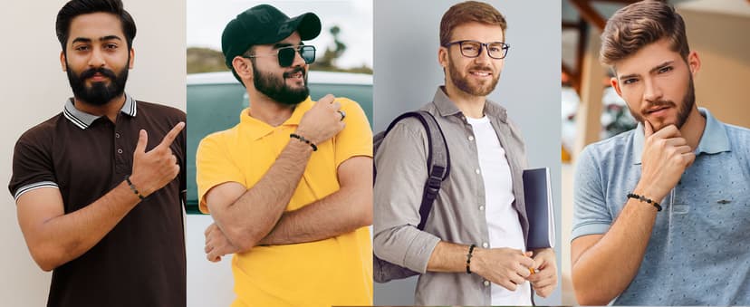 Gifts for Dad New Dad Stepdad Husband, American Flag Cross Beads Bracelet Jewelry Gifts for Father Men from Daughter Son Wife