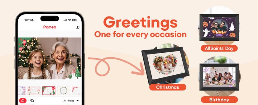 BIGASUO Digital Picture Frame, 10.1" Frameo Digital Frame WiFi with 32GB Memory, 1280x800 IPS Touch Screen, Send Photos/Videos from Your Phone Anywhere, Photo Gifts for Parents and Grandparents
