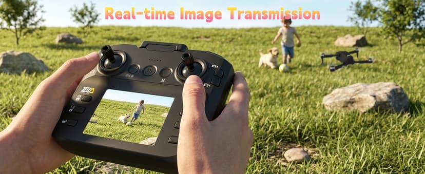 Drone with Camera for Adults 4K LCD Screen RC FPV Drone with Brushless Motor Live Video UHD, Drones for Adult Foldable Mini Quadcopter for Beginner 360° Flips, Support 32G SD Card MAX Under 250g Gifts