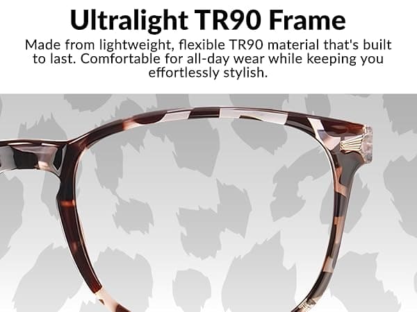 WINTOO Blue Light Glasses for Woman Men | 99% Blue Light Blocking Glasses for Computer Gaming TV Phone Screen Square Frame | Anti Eyestrain & UV Glare Protection - 5 Pair