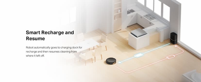 Tapo Ultra-Slim LiDAR Smart Navigation Robot Vacuum and Mop with Self-Emptying Dock, 5300Pa Max, 97%+ Dust Pickup Rate, Self-Charging, Compatible with Alexa & Google Home, RV20 Max Plus