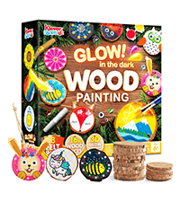 JOYIN Rock Painting Kit- Glow in The Dark Rock Kit, Arts and Crafts for Kids Ages 6-12, Art Supplies Toy, Kids Craft Paint Kits, Arts & Crafts for Boys Girls Birthday Party Gift Toy
