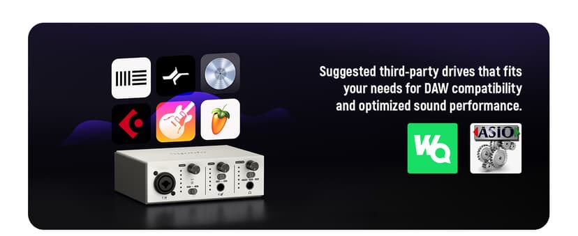 Synido USB C Audio Interface for Recording Music, Streaming, Podcasting with XLR, Line Input, 24bit/48kHz, 48V Phantom Power, 2-channel, Silver