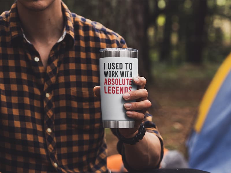 Panvola Tech Support Checklist Technical Support Gifts Computer Programmer Vacuum Insulated Tumbler Travel Mug (20 oz)