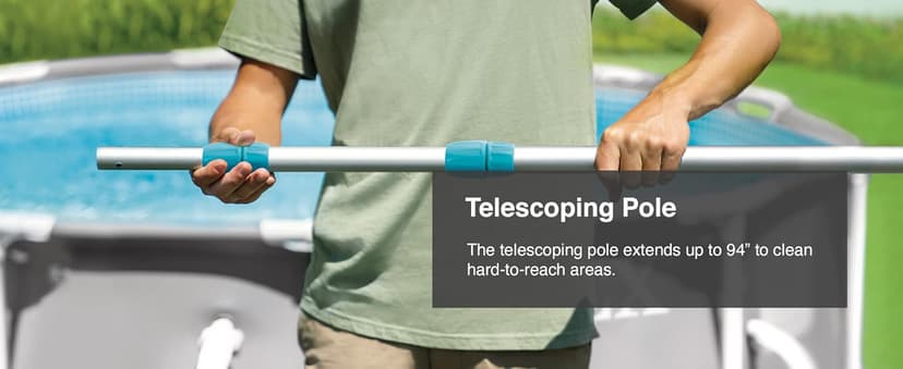 Intex 12 Gallon/45 Liters Pool and Spa Vacuum ZR100 Suitable for Use with All PureSpas, Above Ground Pools and In-Ground Pools