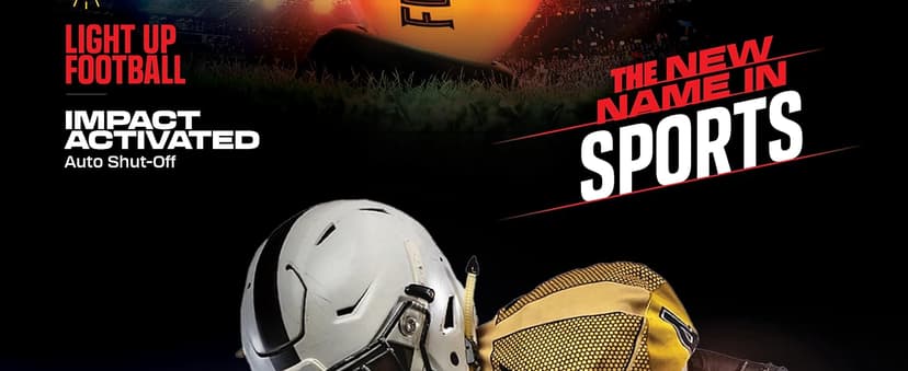 Light Up Football - Glow in the Dark Ball - NO 6 - Boys Gifts - Outdoor Sports, Birthday Gifts for Boys 8-15+ Year Old - Kids Teenage Youth Gift Ideas - Boy Toys Stuff Ages 8 9 10 11 12 13 14 15