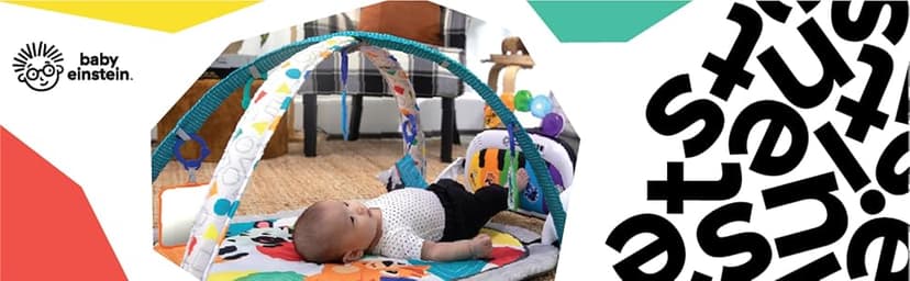 Baby Einstein Neighborhood Symphony Activity Baby Jumper Activity Center, Infant Entertainer with Lights and Melodies, Age 6 Months +, Max Weight 25 lbs., Unisex