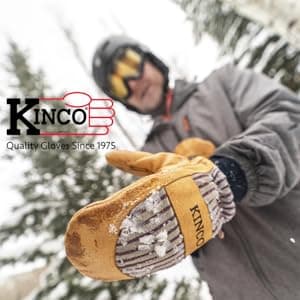 Kinco Kinco - Leather Work and Ski Mitt, Heatkeep Insulation, (1927KWT-S) (Small)