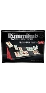Pressman Rummikub - The Original Rummy Tile Game | Exciting Family Game of Strategy and Luck | Promotes STEM Skills | For Kids, Teens, Adults | 2-4 Players, Ages 8+