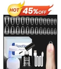 Color Enchantment with Everything Base Top Coat Beginner Starter at Home Nails Kit Manicure DIY Salon Tools Gifts for Women Beetles Gel Nail Polish Kit with U V Light - 80Pcs 55 Colors Gel Nail Kit B0CL4RWBYR