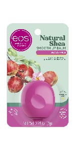 eos Natural Shea Lip Balm- Birthday Cake, All-Day Moisture Lip Care Products, 0.14 oz