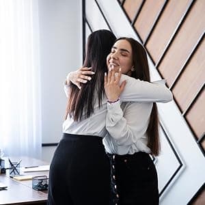 HGDEER Natural Stone Retirement Bracelet for Women/Men 2025, Going Away Farewell Gifts Valentine Gift For Coworkers Teacher with Gift Message Card