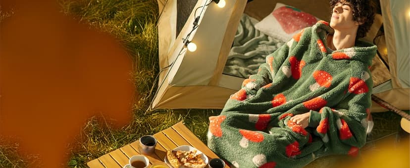 Bedsure Blanket Hoodie, Wearable Blanket for Adults & Kids as Gifts for Women Men, Birthday Gifts for Women Mom Girl Sherpa Oversized Hoodie, Grey, Standard