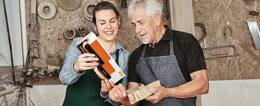 dodowin Contour Gauge Tool,Fathers Day Gifts for Men Birthday Dad Husband Him, Super Gauge Shape Outline Tool for Woodworking, Flooring Measure Tools,Anniversary/Boyfriend Gift