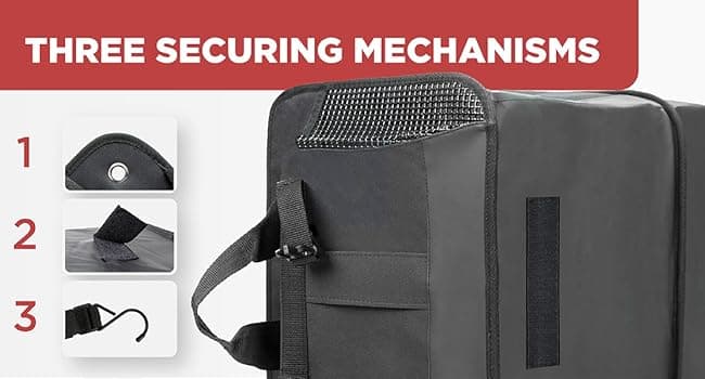 TRUNKCRATEPRO Trunk Organizer For Car, Suv, Truck | Premium Adjustable Multi Compartments Collapsible Car Trunk Organizer With Securing Straps & Non-Slip Bottom (Large Size, Black)