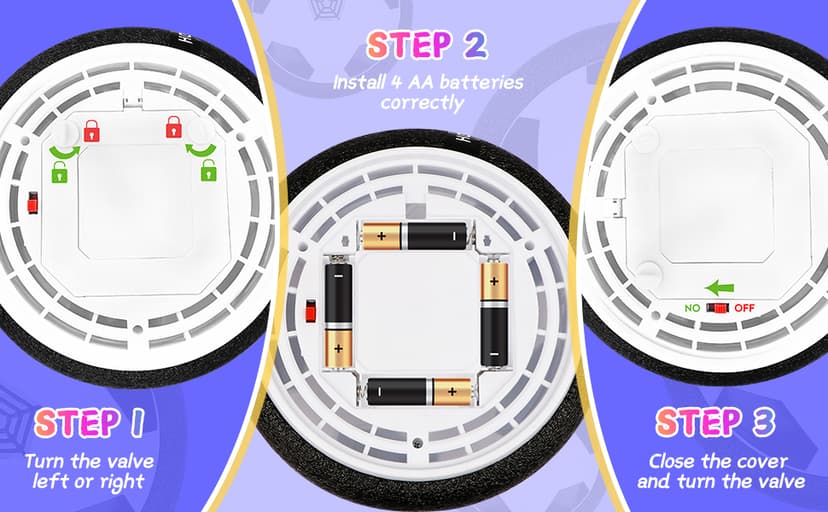 HopeRock Hover Soccer Ball Toys for 3-12 Year Old Boys Girls, Indoor and Outdoor Creative Toys for Toddlers with Foam Bumper, Birthday Gifts for 3 4 5 6 7 8+ Year Old Children's