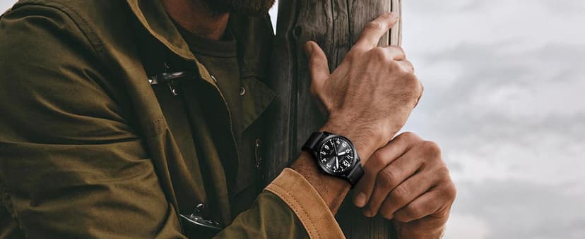 CIVO Analog Wrist Watches for Men: Waterproof Stainless Steel Mens Watches - Silver Watch with Easy Read Dial Men's Watch for Gift